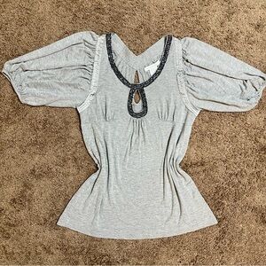 Soft Charlotte Russe Peasant Top